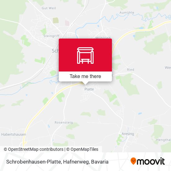 Schrobenhausen-Platte, Hafnerweg map