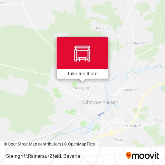 Карта Steingriff,Rainerau/Zfeld