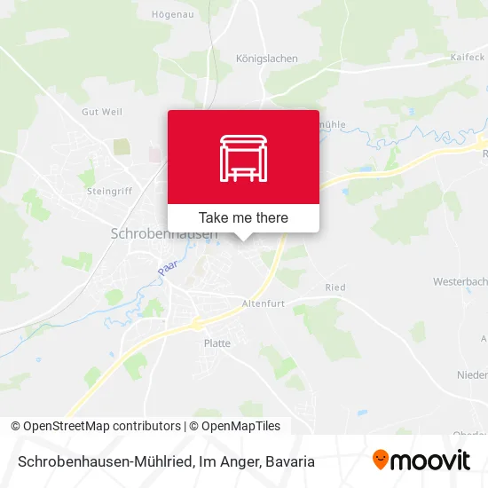 Карта Schrobenhausen-Mühlried, Im Anger