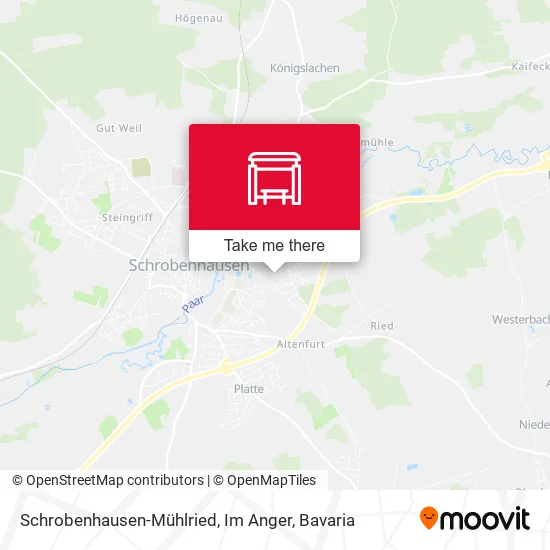 Карта Schrobenhausen-Mühlried, Im Anger