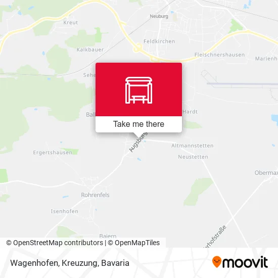 Карта Wagenhofen, Kreuzung