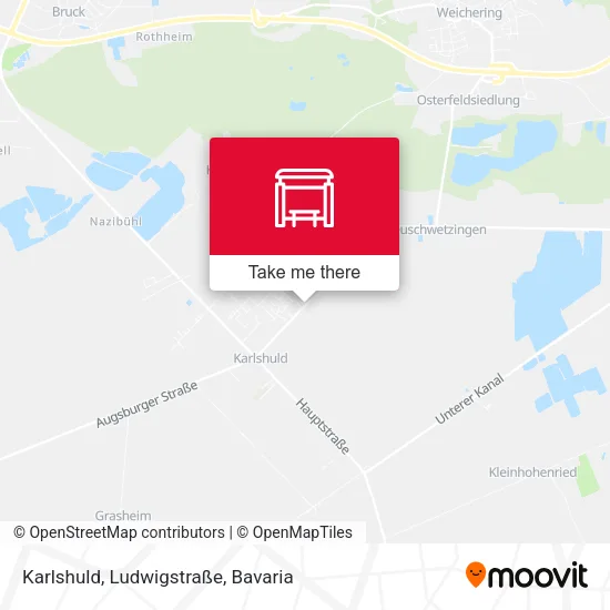 Карта Karlshuld, Ludwigstraße