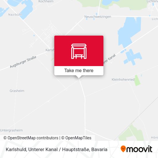 Karlshuld, Unterer Kanal / Hauptstraße map