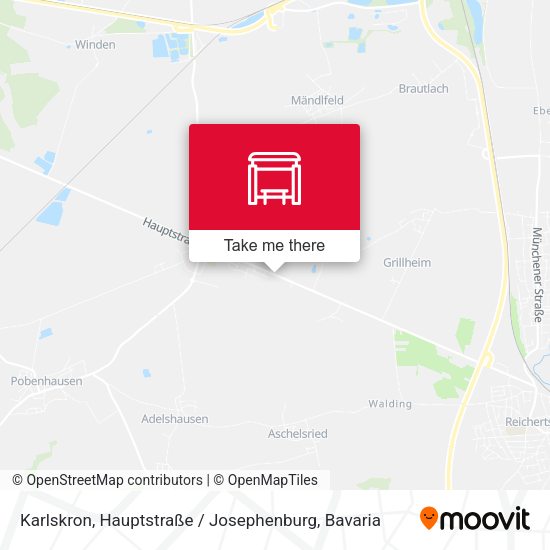 Karlskron, Hauptstraße / Josephenburg map