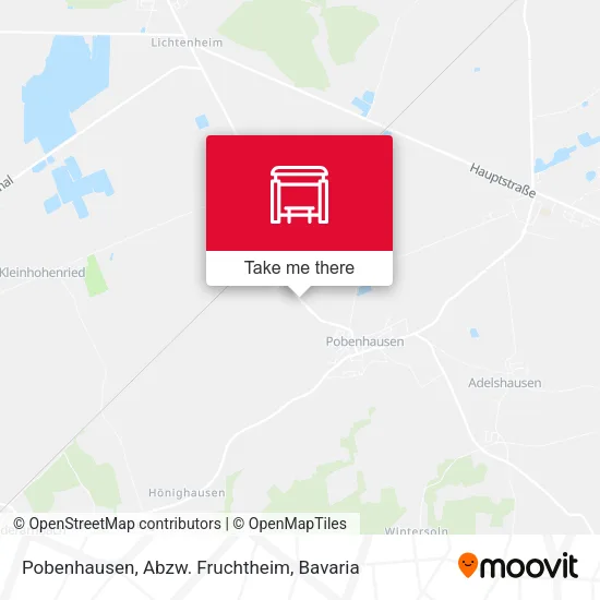 Карта Pobenhausen, Abzw. Fruchtheim