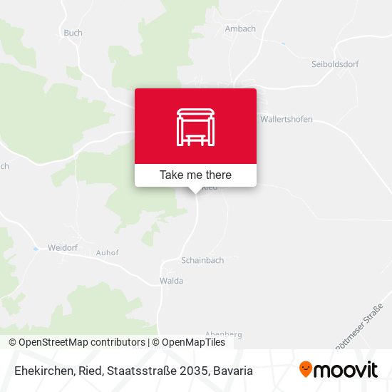 Ehekirchen, Ried, Staatsstraße 2035 map