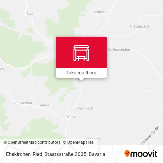 Карта Ehekirchen, Ried, Staatsstraße 2035