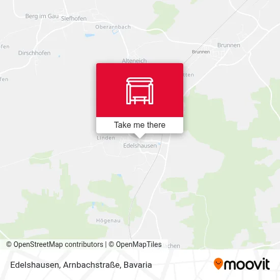 Edelshausen, Arnbachstraße map