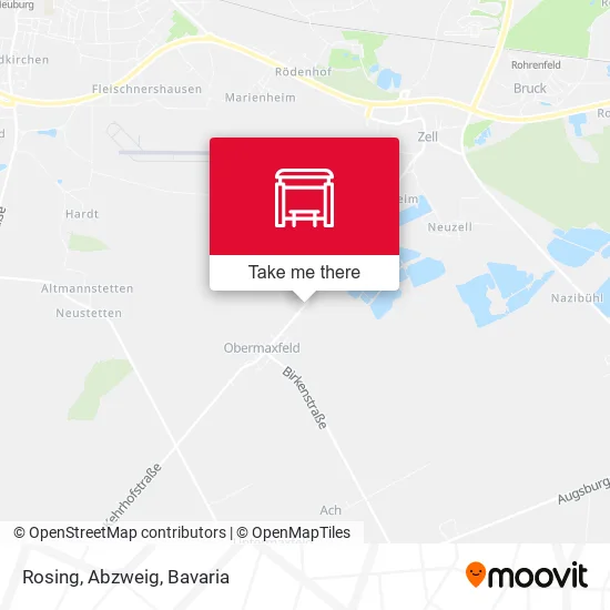 Карта Rosing, Abzweig