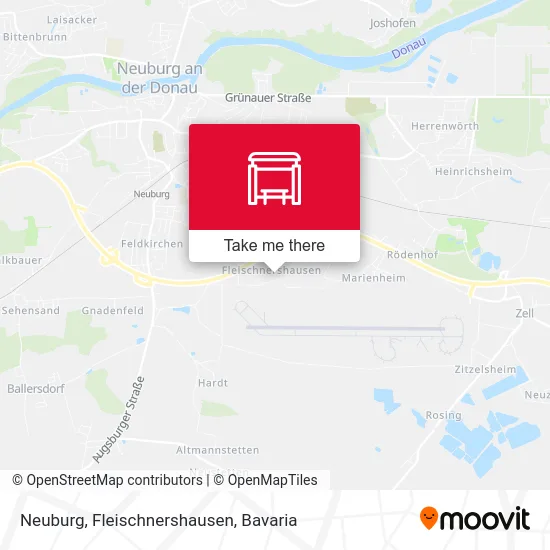 Карта Neuburg, Fleischnershausen