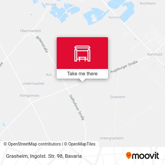 Grasheim, Ingolst. Str. 98 map