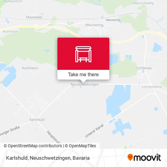 Karlshuld, Neuschwetzingen map