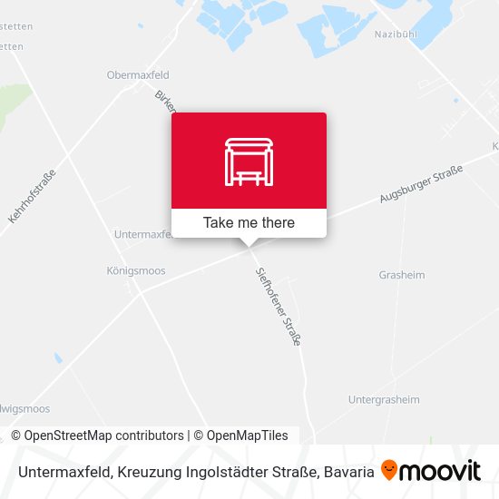 Untermaxfeld, Kreuzung Ingolstädter Straße map