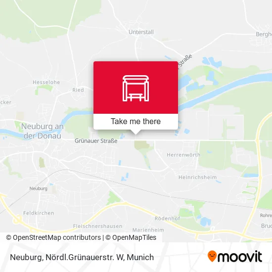 Карта Neuburg, Nördl.Grünauerstr. W