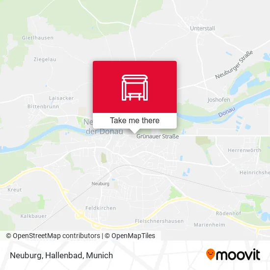 Карта Neuburg, Hallenbad