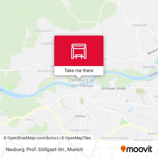 Neuburg, Prof.-Döllgast-Str. map