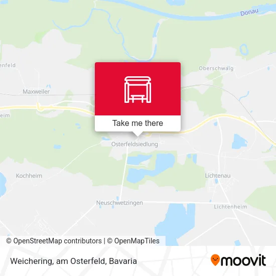 Карта Weichering, am Osterfeld