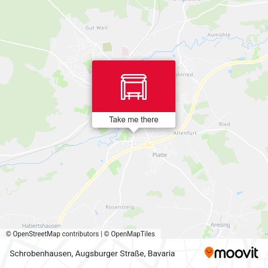 Schrobenhausen, Augsburger Straße map