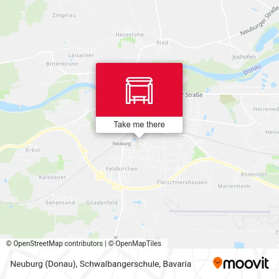 Карта Neuburg (Donau), Schwalbangerschule