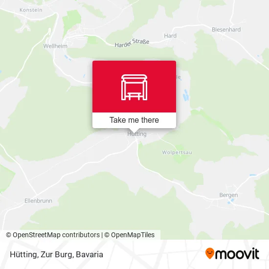 Карта Hütting, Zur Burg