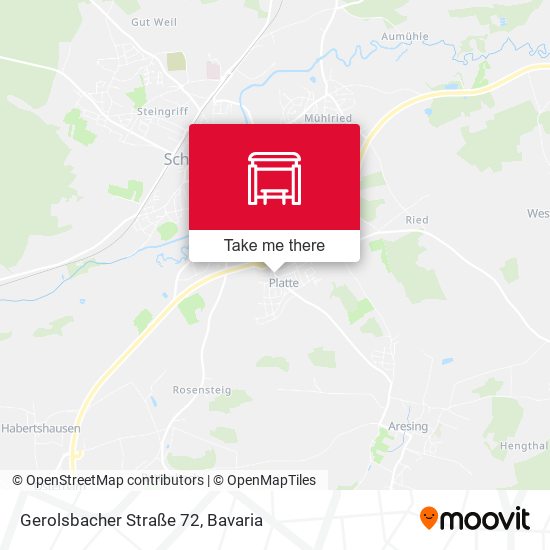 Gerolsbacher Straße 72 map