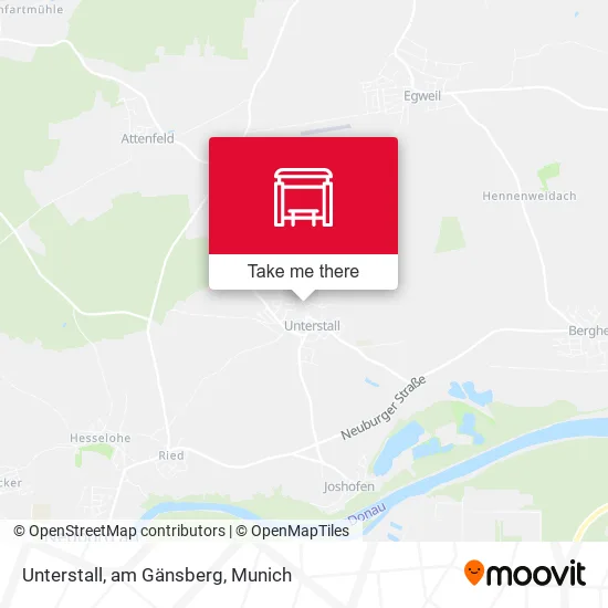 Карта Unterstall, am Gänsberg