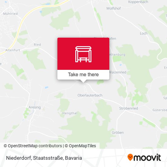 Niederdorf, Staatsstraße map