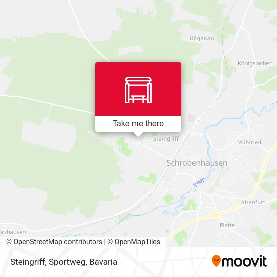 Карта Steingriff, Sportweg