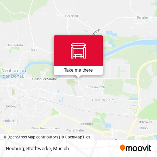 Карта Neuburg, Stadtwerke