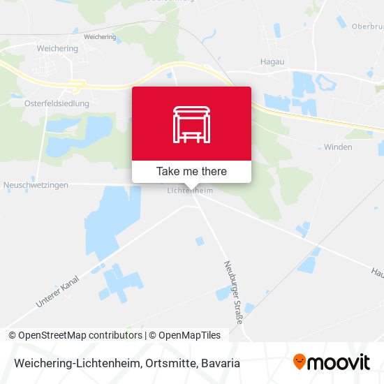 Weichering-Lichtenheim, Ortsmitte map