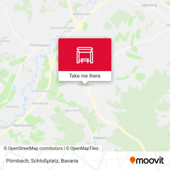 Pörnbach, Schloßplatz map