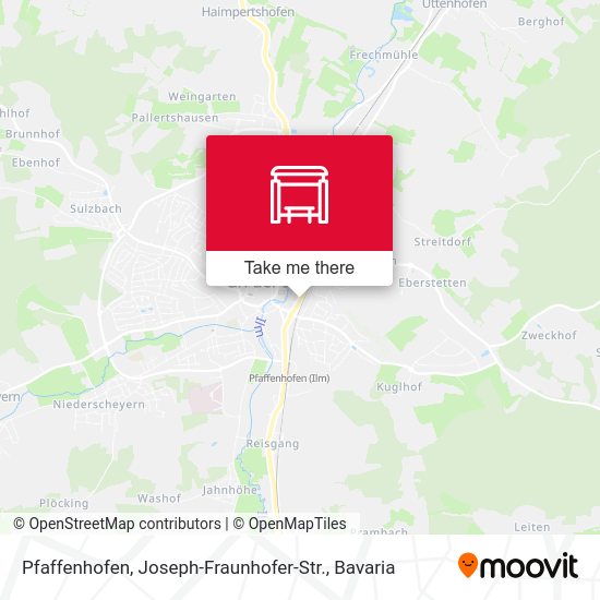 Pfaffenhofen, Joseph-Fraunhofer-Str. map