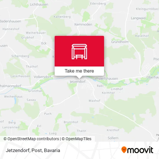 Карта Jetzendorf, Post