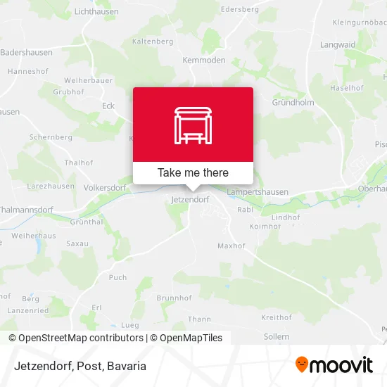 Карта Jetzendorf, Post