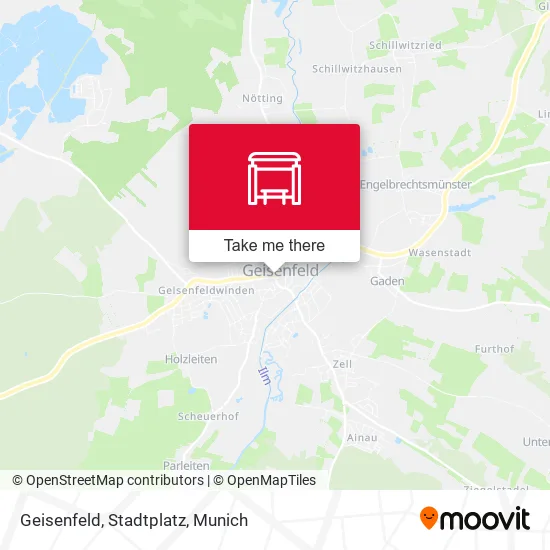 Карта Geisenfeld, Stadtplatz