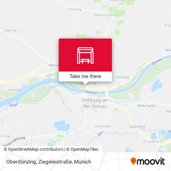 Oberdünzing, Ziegeleistraße map