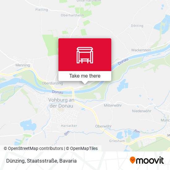 Dünzing, Staatsstraße map