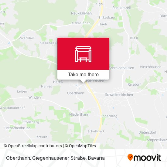 Oberthann, Giegenhausener Straße map