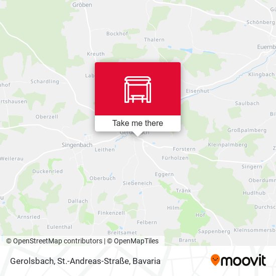 Gerolsbach, St.-Andreas-Straße map