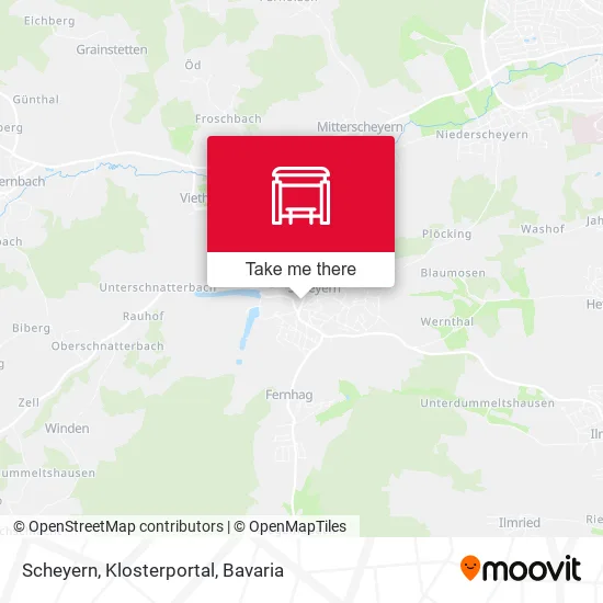 Карта Scheyern, Klosterportal