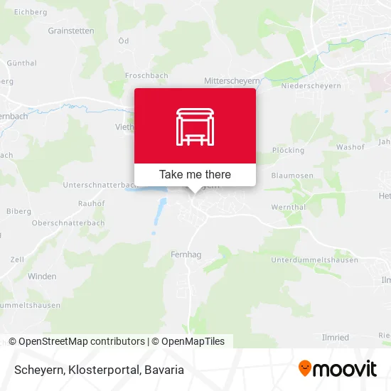 Карта Scheyern, Klosterportal