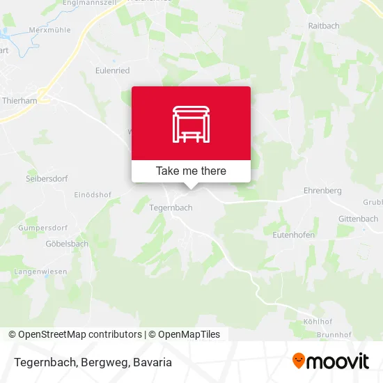 Карта Tegernbach, Bergweg