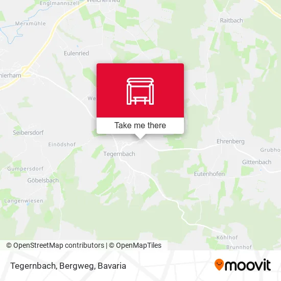 Карта Tegernbach, Bergweg