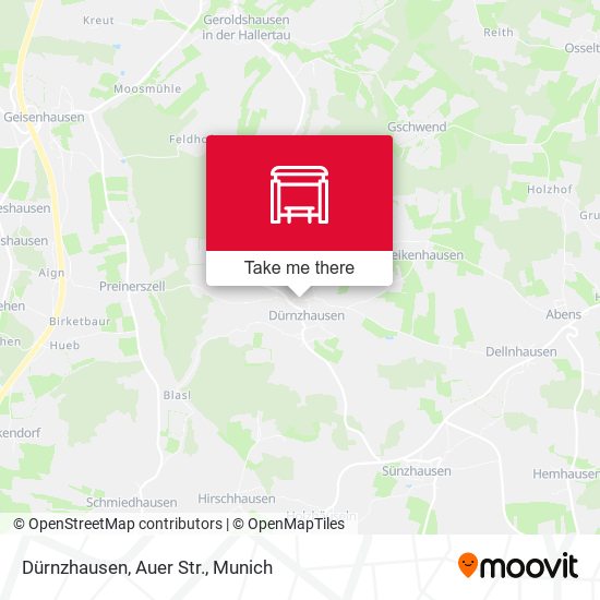 Dürnzhausen, Auer Str. map