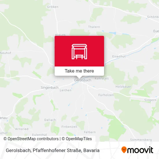 Gerolsbach, Pfaffenhofener Straße map
