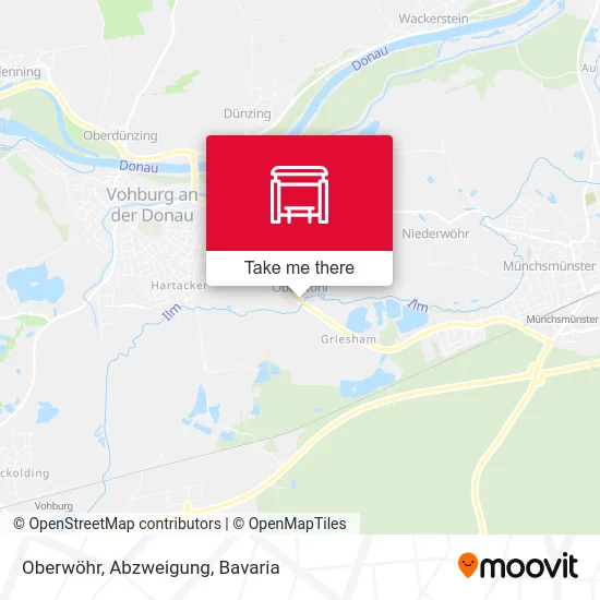 Карта Oberwöhr, Abzweigung