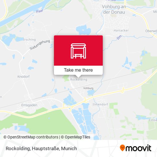 Rockolding, Hauptstraße map