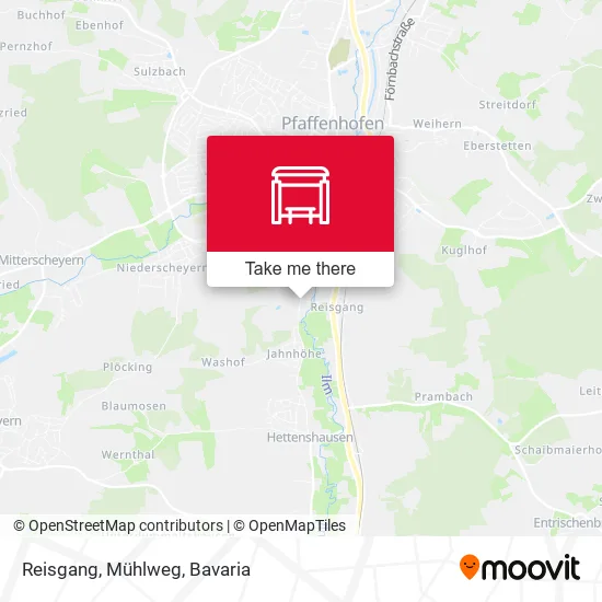 Карта Reisgang, Mühlweg