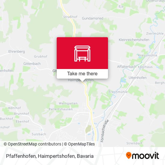 Pfaffenhofen, Haimpertshofen map