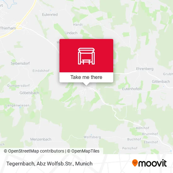 Карта Tegernbach, Abz Wolfsb.Str.